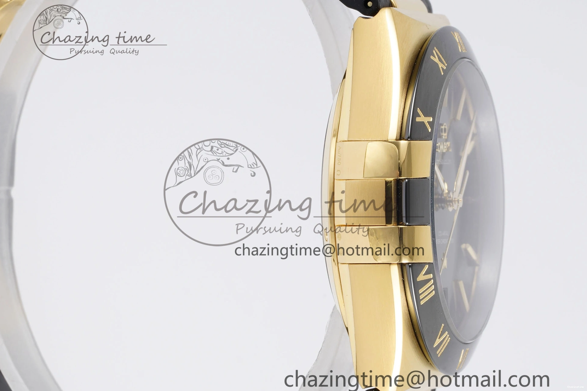 0425 UrbanStyle Constellation Black Ceramic YG VSF 1:1 Best Edition Black Dial on Black Gummy Strap A8900 Super Clone 7764